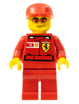LEGO F1 Ferrari Engineer 3 (rac037s) minifigure
