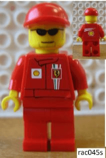 LEGO F1 Ferrari Engineer (rac045s) LEGO Minifigure
