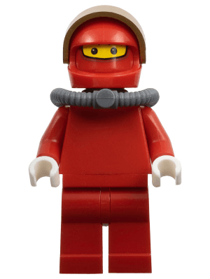 LEGO F1 Ferrari Pit Crew Member with Scuba Tank (rac046) LEGO Minifigure