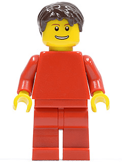 LEGO F1 Ferrari Pit Crew Mechanic (rac051) minifigure