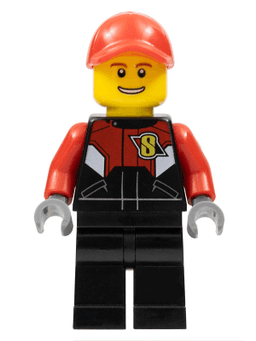 LEGO Racing Bike Driver 1 (rac057) minifigure