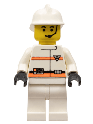 Res-Q 3 - White Fire Helmet, White Hips