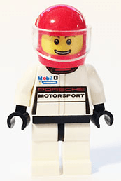 Porsche 911 GT Driver - Red Helmet