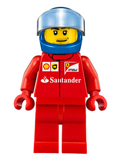 LEGO Scuderia Ferrari Team Truck Driver (sc013) Speed Champions Minifigure