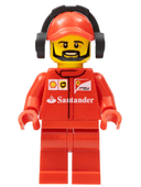 Scuderia Ferrari Team Crew Member - Male, Beard
