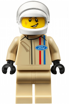 LEGO 1966 Ford GT40 Driver (sc037) Speed Champions Minifigure