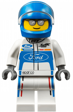 LEGO 2016 Ford GT Driver (sc038) Speed Champions Minifigure