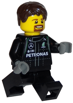 LEGO Mercedes AMG Petronas Formula One Team Engineer (sc044) Speed Champions Minifigure