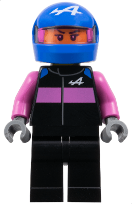 LEGO BWT Alpine F1 Team A524 Driver (sc128) Speed Champions Minifigure