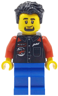 LEGO Dodge Challenger SRT Hellcat Driver (sc137) Speed Champions Minifigure