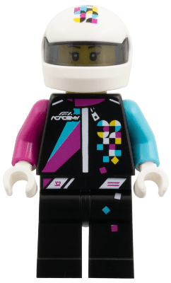 LEGO F1 ACADEMY LEGO Driver (sc145) Speed Champions Minifigure