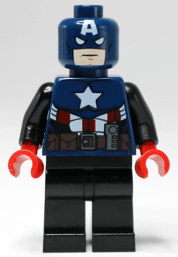 LEGO Captain America (Toy Fair 2012 Exclusive) (sh0028) minifigure
