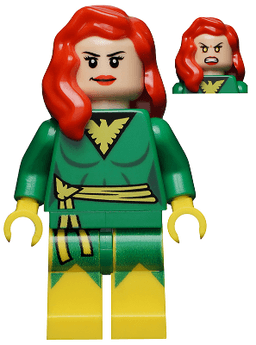 LEGO Jean Grey in Phoenix Costume (Comic-Con 2012 Exclusive) (sh0044) minifigure