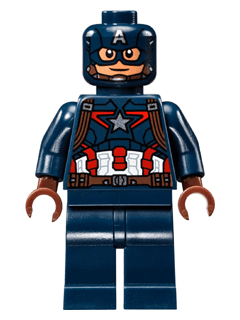 LEGO Captain America (sh0177) Super Heroes Minifigure