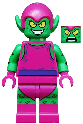 Green Goblin - Bright Green Skin, Magenta Outfit