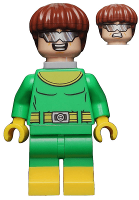 Dr. Octopus (Otto Octavius) / Doc Ock - Bright Green Outfit, Neck Bracket