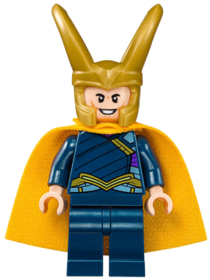 LEGO Loki Dark Blue Outfit (sh0411) Super Heroes Minifigure