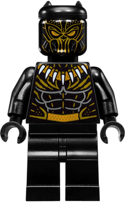 LEGO Erik Killmonger (Golden Jaguar) (sh0477) Super Heroes Minifigure