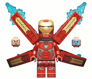LEGO Iron Man Mark 50 Armor (sh0497as) Super Heroes Minifigure