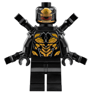 Outrider - Extended Arms, Torso with Long Dark Bluish Gray Tips at Neck