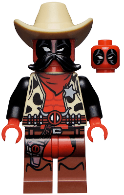 LEGO Sheriff Deadpool (Comic-Con 2018 Exclusive) (sh0520) Super Heroes Minifigure
