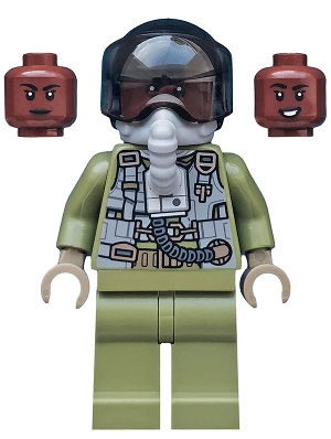 Maria Rambeau - Black Helmet and Oxygen Mask