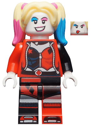 Harley Quinn - Bright Light Yellow Hair, Jacket Open, Corset