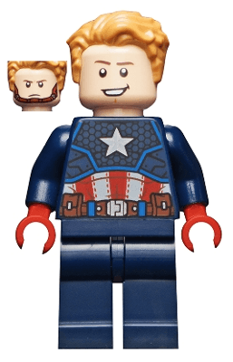 LEGO Captain America (sh0741) Super Heroes Minifigure