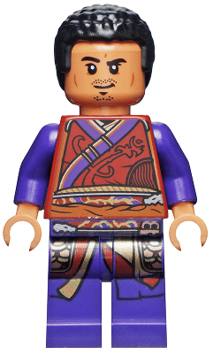 Wong - Dark Red Robe, Dark Purple Legs