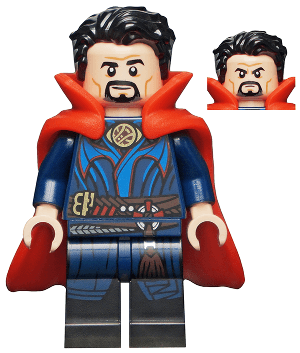 Doctor Strange - Brooch, Flexible Rubber Cape