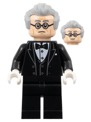 Alfred Pennyworth - Black Tuxedo, Light Bluish Gray Hair