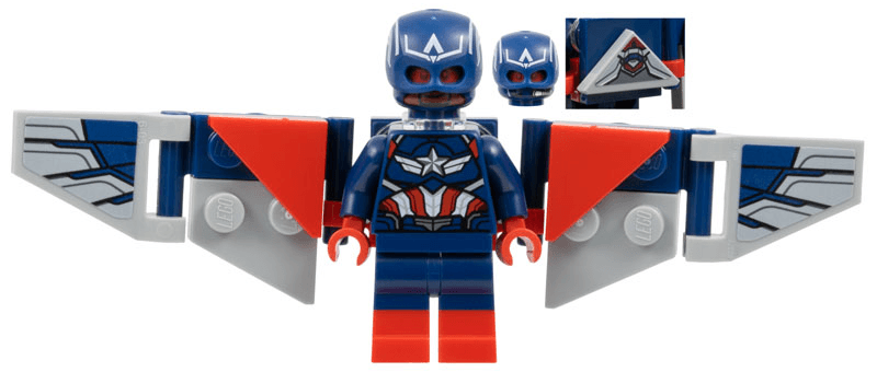 LEGO Captain America (Sam Wilson) (sh1003s) Super Heroes Minifigure