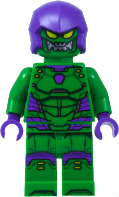 Green Goblin - Green Outfit, Dark Purple Hood