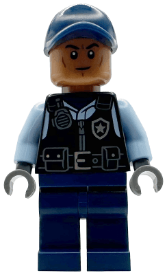 LEGO Security Guard Arkham Asylum (sh1076) Super Heroes Minifigure