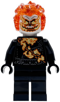 LEGO Ghost Rider Johnathon 'Johnny' Blaze (sh1095) Super Heroes Minifigure