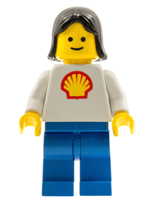 Shell - Classic - Blue Legs, Black Female Hair