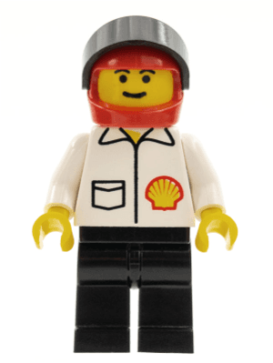 Shell - Jacket, Black Legs, Red Helmet, Black Visor