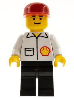 Shell - Jacket, Black Legs, Red Cap, Eyebrows