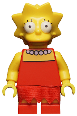 LEGO Lisa Simpson The Simpsons Series 1 (Minifigure Only without Stand and Accessories) (sim010) minifigure
