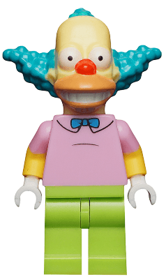 LEGO Krusty the Clown The Simpsons Series 1 (Minifigure Only without Stand and Ac (sim014) Collectible Minifigures Minifigure