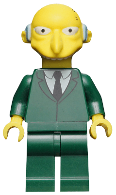 LEGO Mr. Burns The Simpsons Series 1 (Minifigure Only without Stand and Accessori (sim022) Collectible Minifigures Minifigure