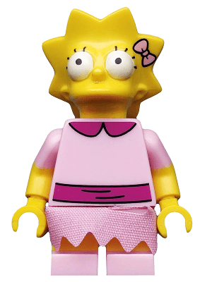 LEGO Lisa The Simpsons Series 2 (Minifigure Only without Stand and Accessories) (sim030) Collectible Minifigures Minifigure