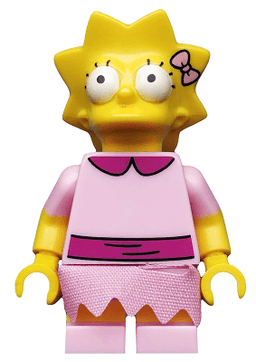 LEGO Lisa The Simpsons Series 2 (Minifigure Only without Stand and Accessories) (sim030) minifigure
