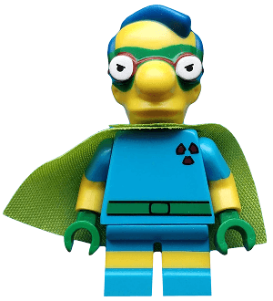 LEGO Fallout Boy Milhouse The Simpsons Series 2 (Minifigure Only without Stand an (sim032) Collectible Minifigures Minifigure