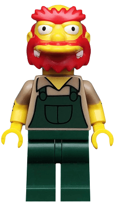 Groundskeeper Willie, The Simpsons, Series 2 (Minifigure Only without Stand and Accessories)