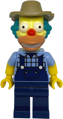 LEGO Farmer Krusty (sim045) minifigure