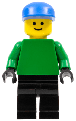 LEGO Soccer Player Blue/White Team Goalie (soc008) minifigure