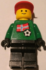 LEGO Soccer Player (soc011s05) Sports Minifigure