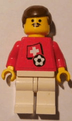 LEGO Soccer Player (soc018s03) Sports Minifigure