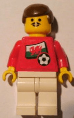 LEGO Soccer Player (soc018s04) Sports Minifigure